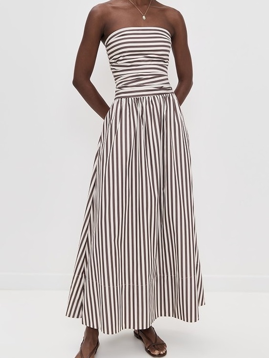 Faithfull the Brand Dresses & Skirts - Faithfull the Brand Vera Choc Stripe Dress